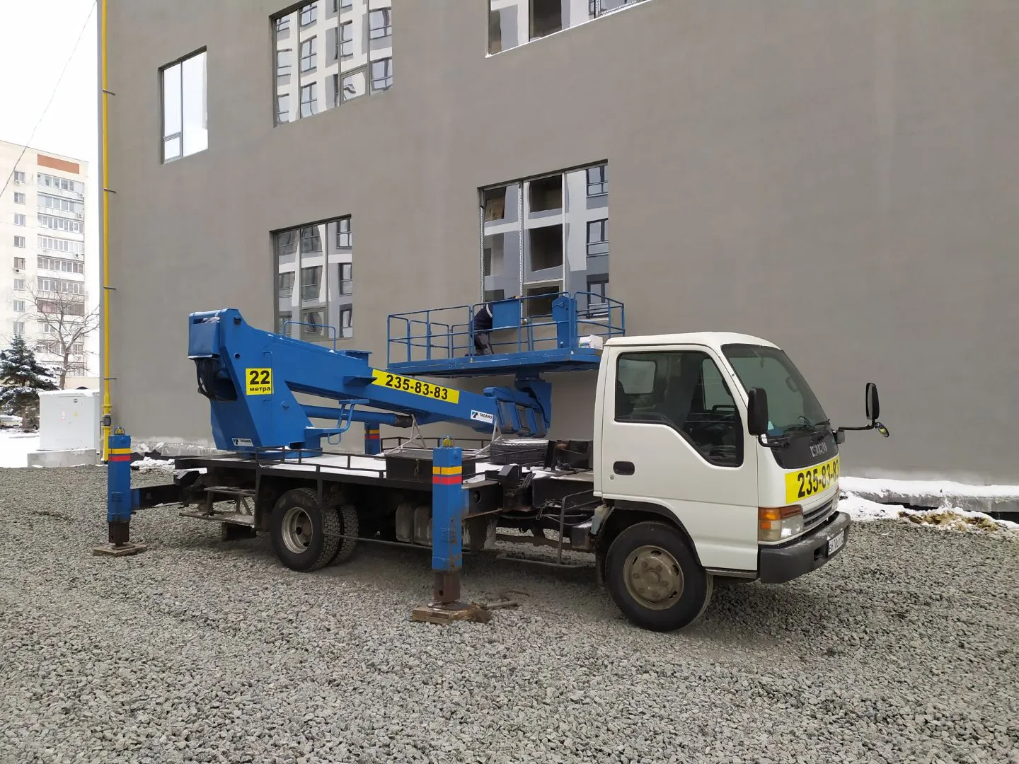 Super Deka 22 м — Isuzu Elf, фотография техники