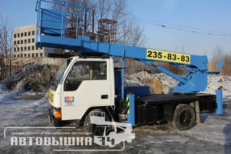 Автовышка 13 м — Mitsubishi Canter, фотография техники