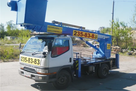 Автовышка 15 м — Mitsubishi Canter, фотография техники