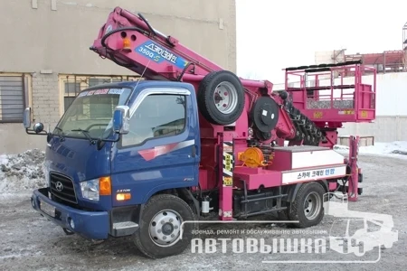 Автовышка 26 м Lux — Hyundai E-Mighty, фотография техники