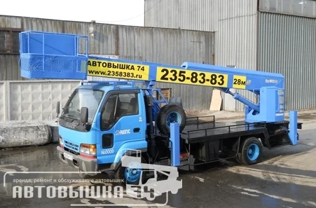 Автовышка 28 м — Isuzu Forward Juston, фотография техники